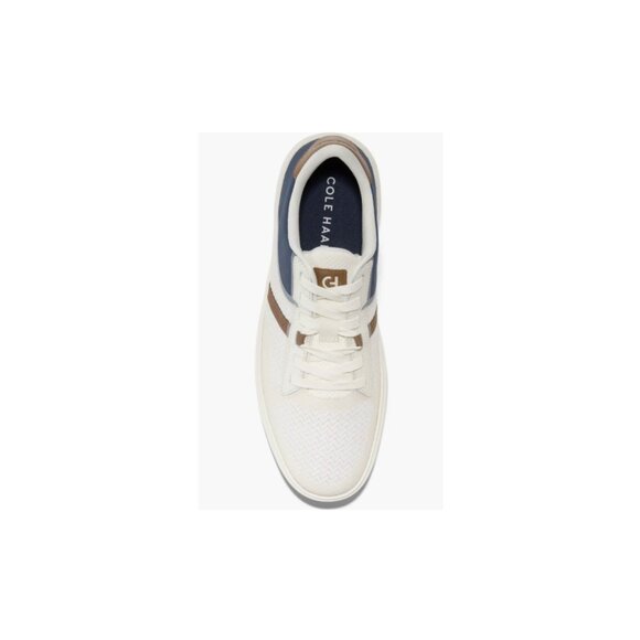 Cole Haan Men's Grand Crosscourt Winner Sneaker Ivory/Navy/Tan Size 13 NWB - Picture 4 of 16